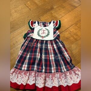 Darling Mae by Ric Rac& ruffles girls size 3t Christmas letter L